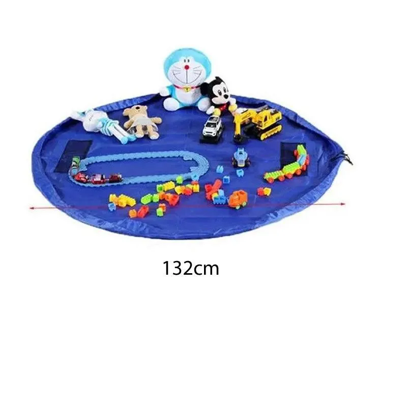 132Cm Portable Children'S Baby Toy Storage Bag F49-8-962 Blue