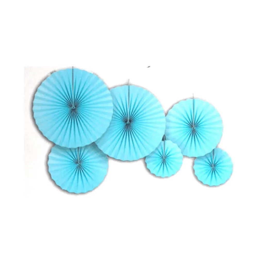 Blue Decoration Fans