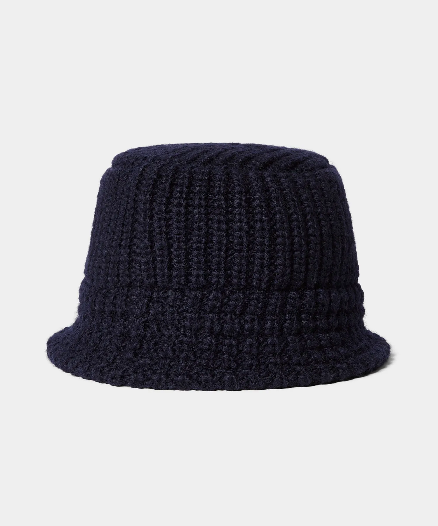 Cbleami Knit Bucket Hat in Navy