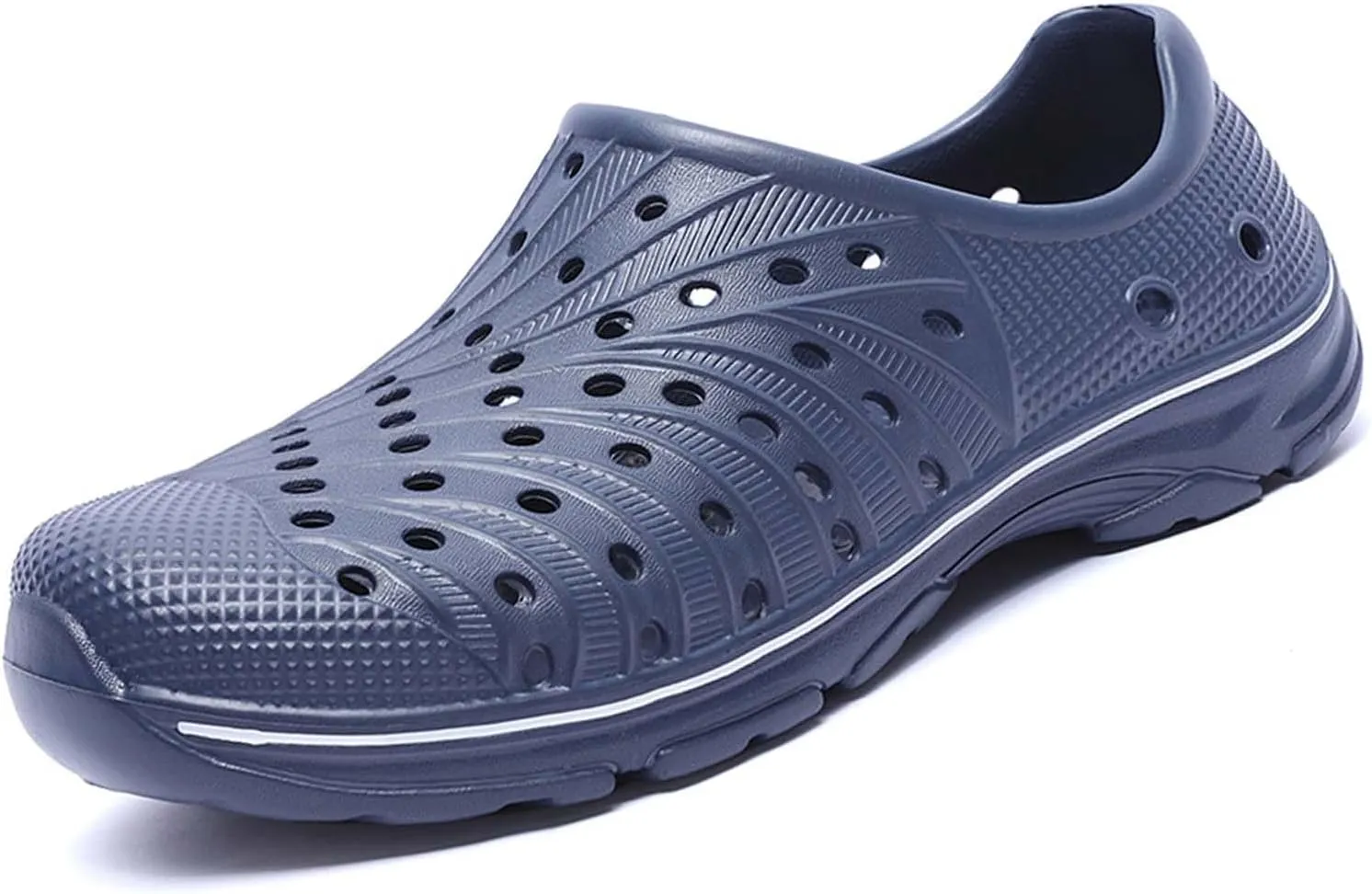 CERYTHRINA Mens Garden Clogs Shoes Outdoor Breathable Slip on Soft Rubber Sandals Beach EVA Water Shoes