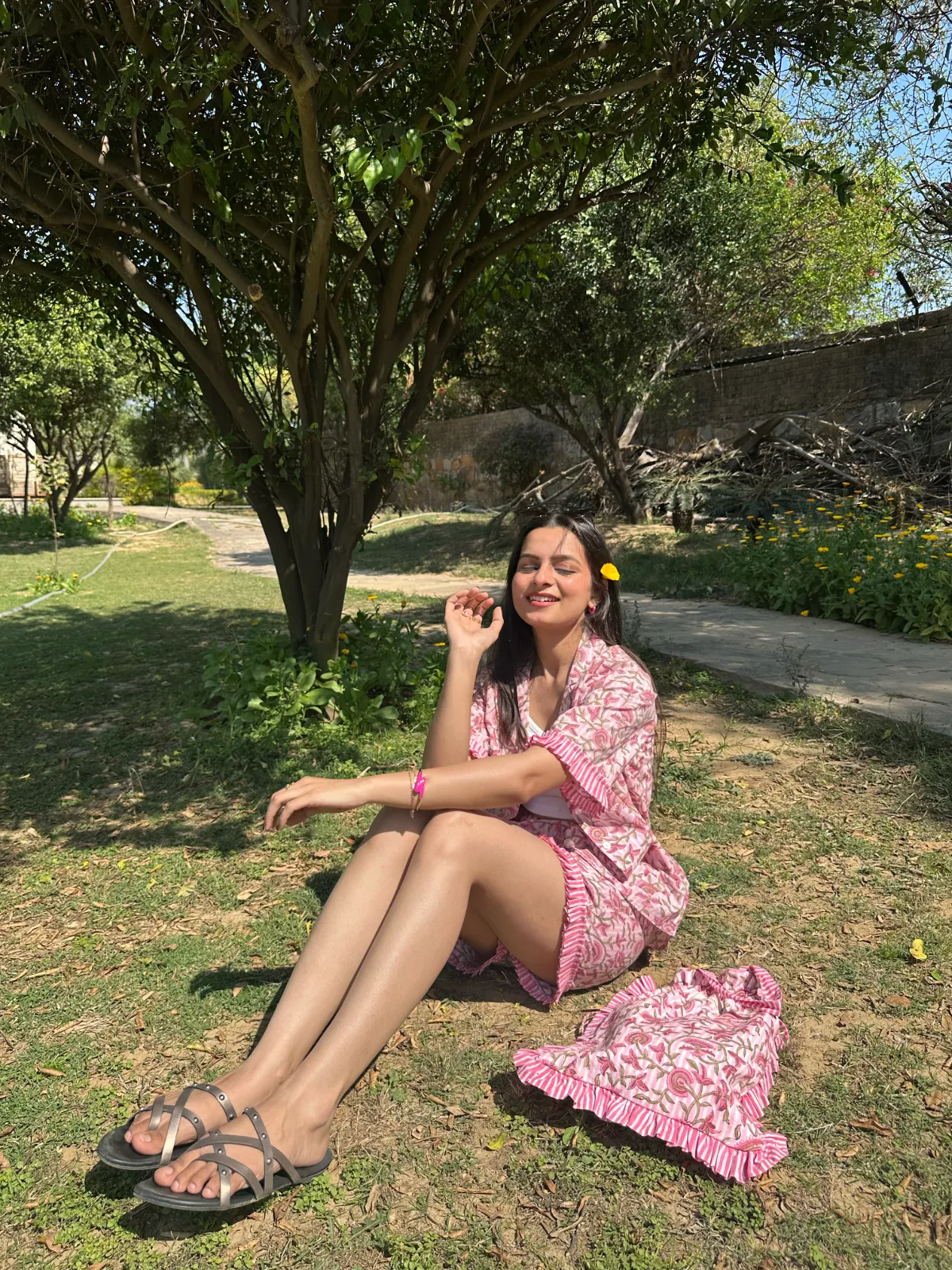 Flora Resort Wear Shorts Set