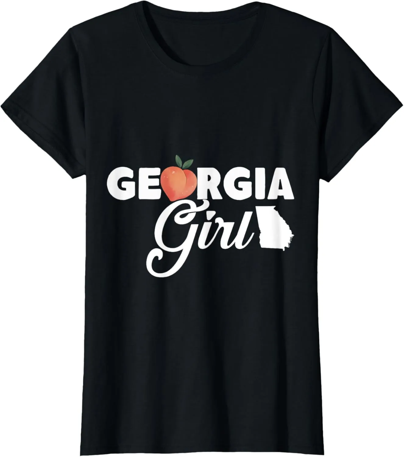 Georgia Girl Peachy Summertime Peach Lovers Peach Fans T-Shirt