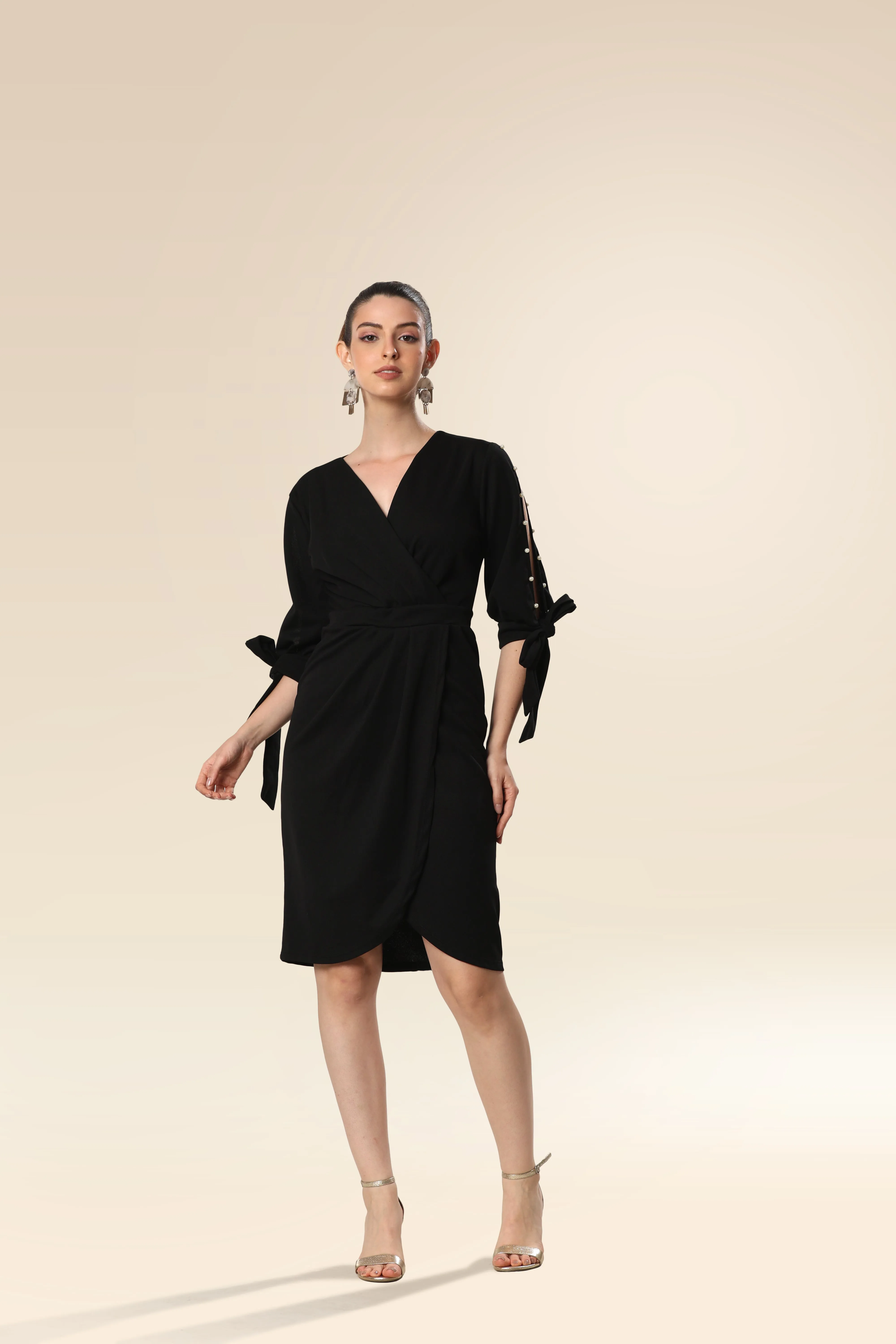 Glamourous Pearlescent Crossover Temptation Dress