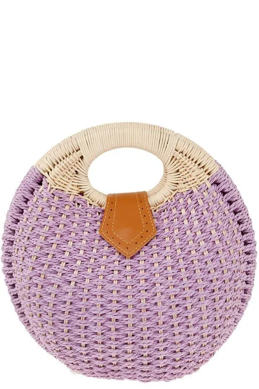 Handmade Bohemian Rattan Handbag