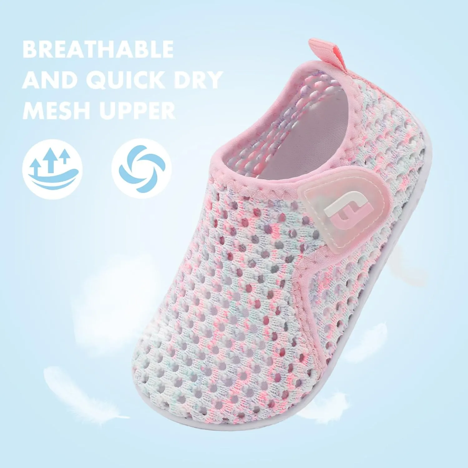 JOINFREE Baby Toddler Water Shoes Boys Girls Sandals Barefoot Kids Breathable Sneakers Shoes for Walking Running