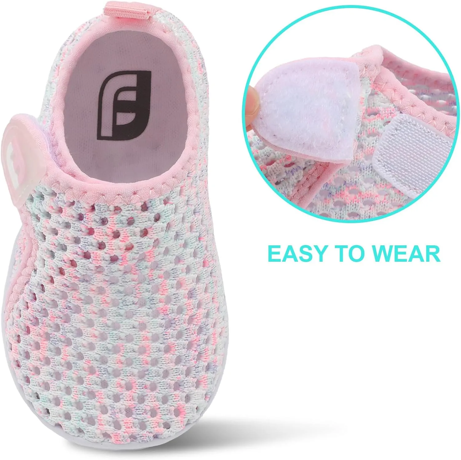 JOINFREE Baby Toddler Water Shoes Boys Girls Sandals Barefoot Kids Breathable Sneakers Shoes for Walking Running