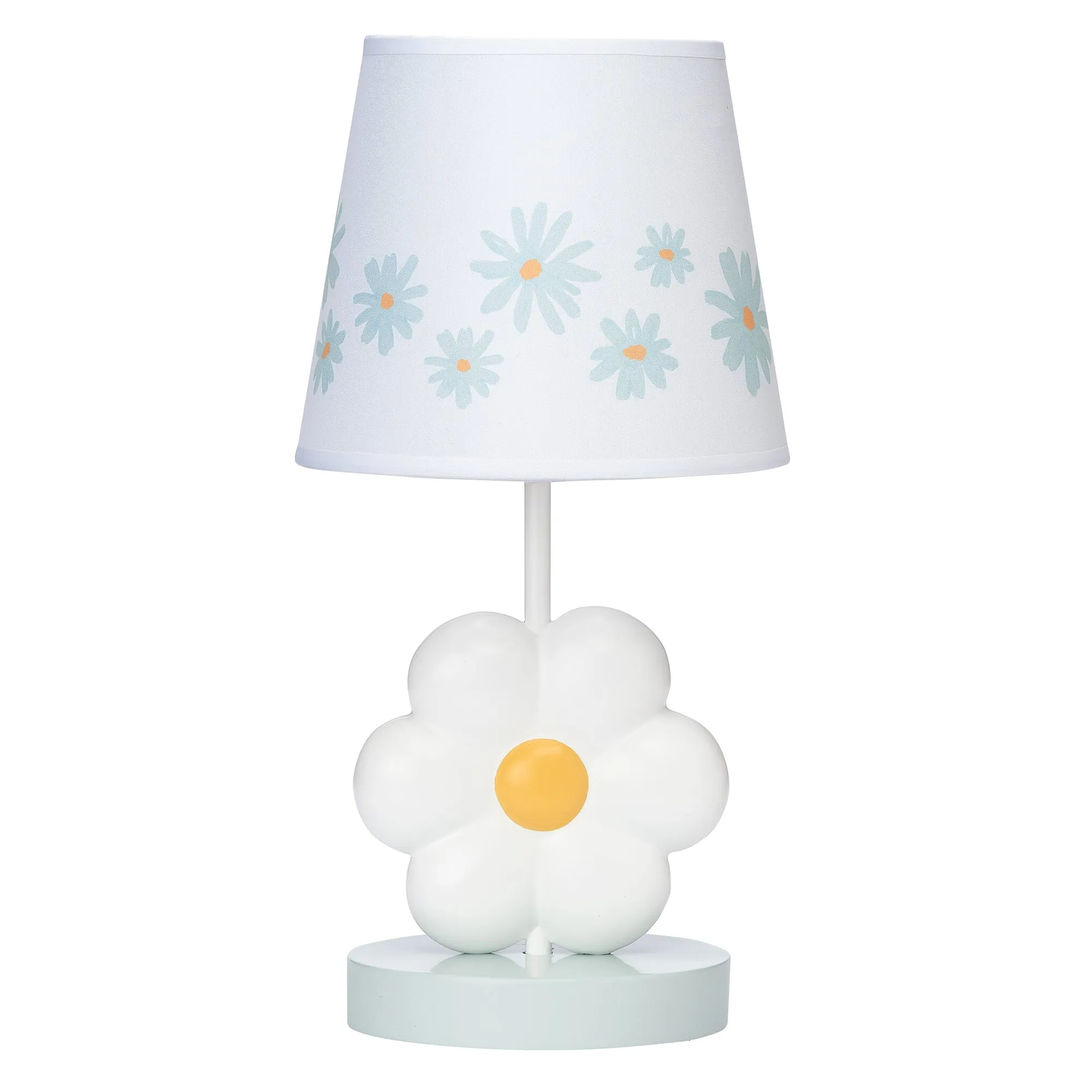 Lambs & Ivy Sweet Daisy Lamp with Shade & Bulb