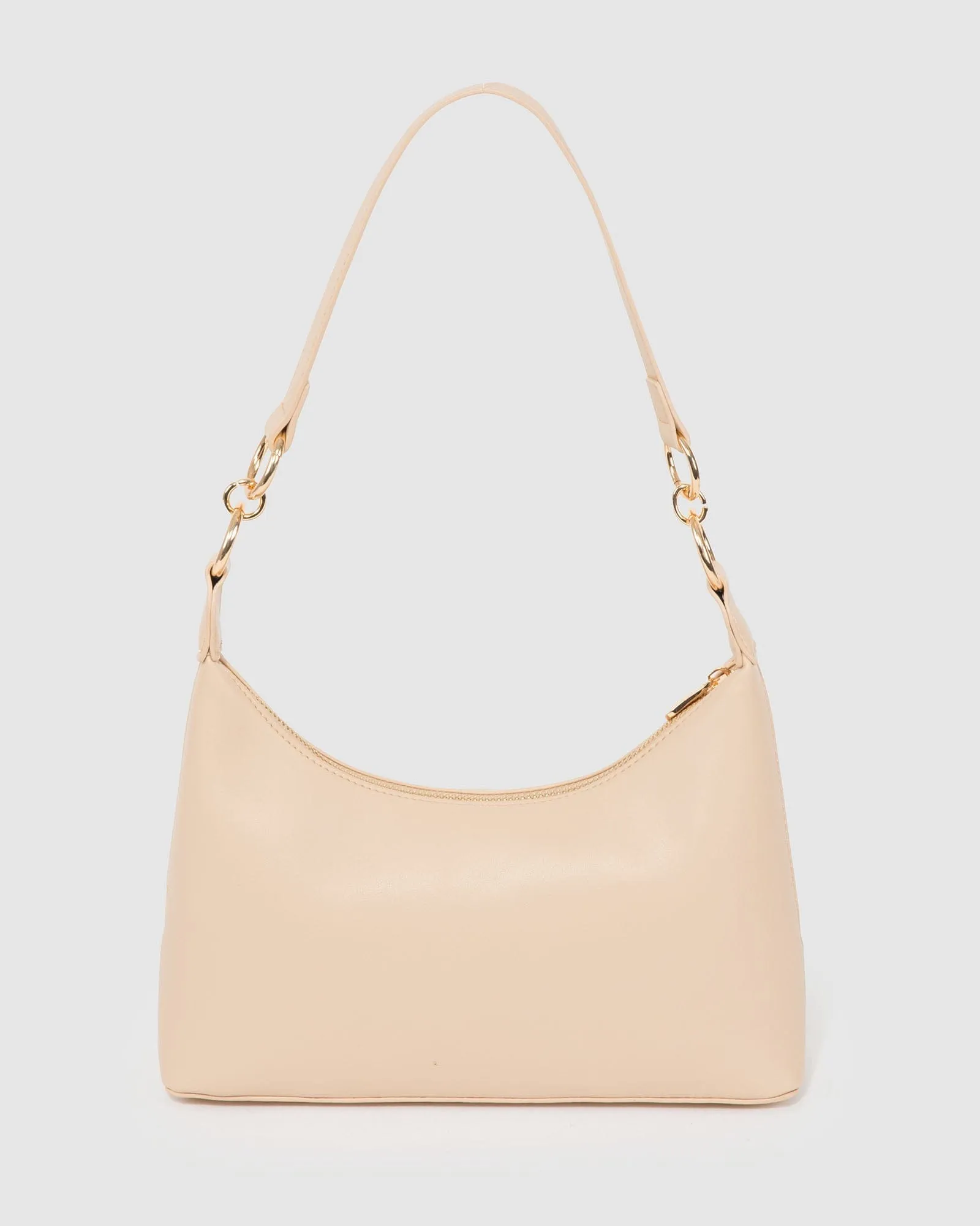 Natural Michayla Baguette Shoulder Bag
