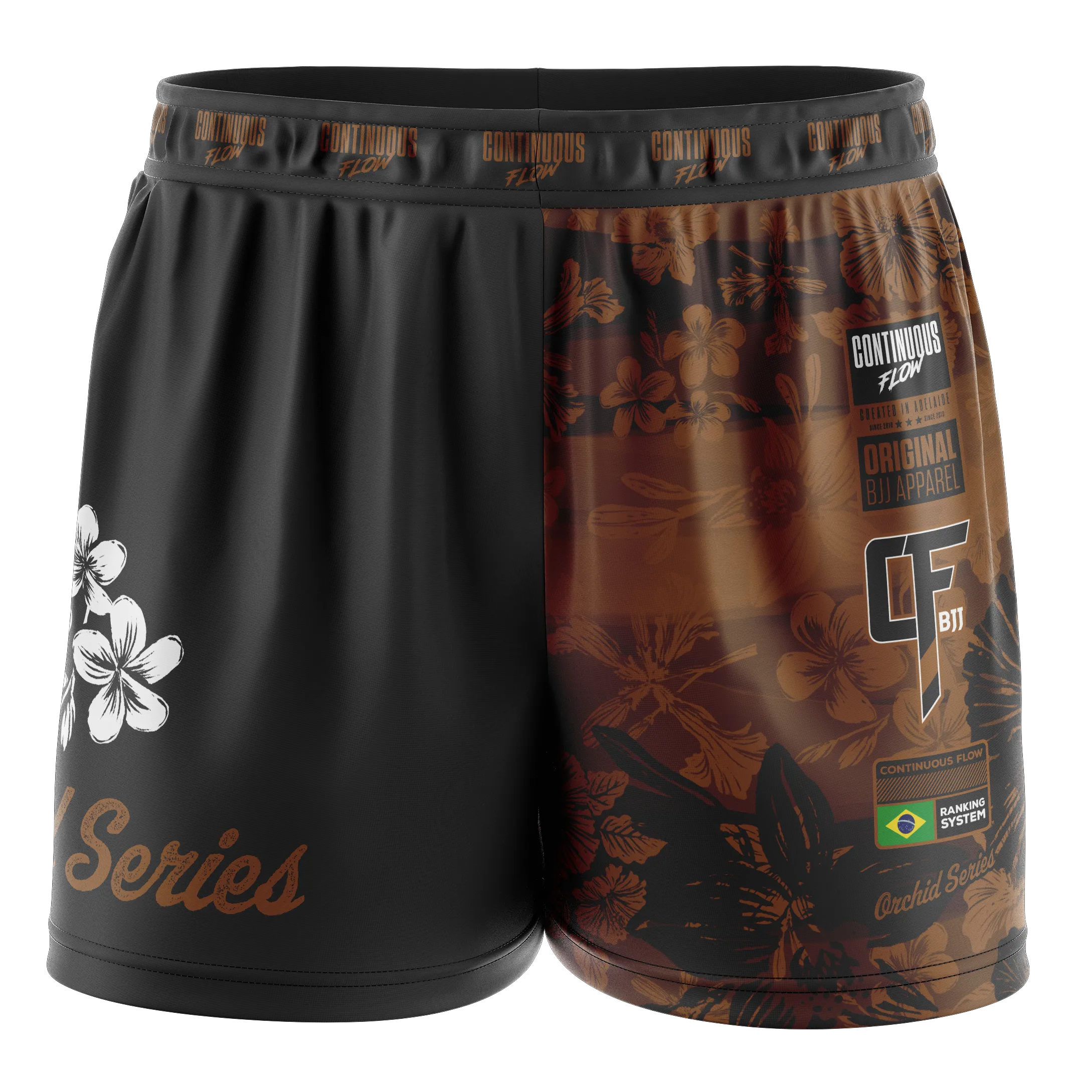 Orchid Series Elastic Waisted Brown
