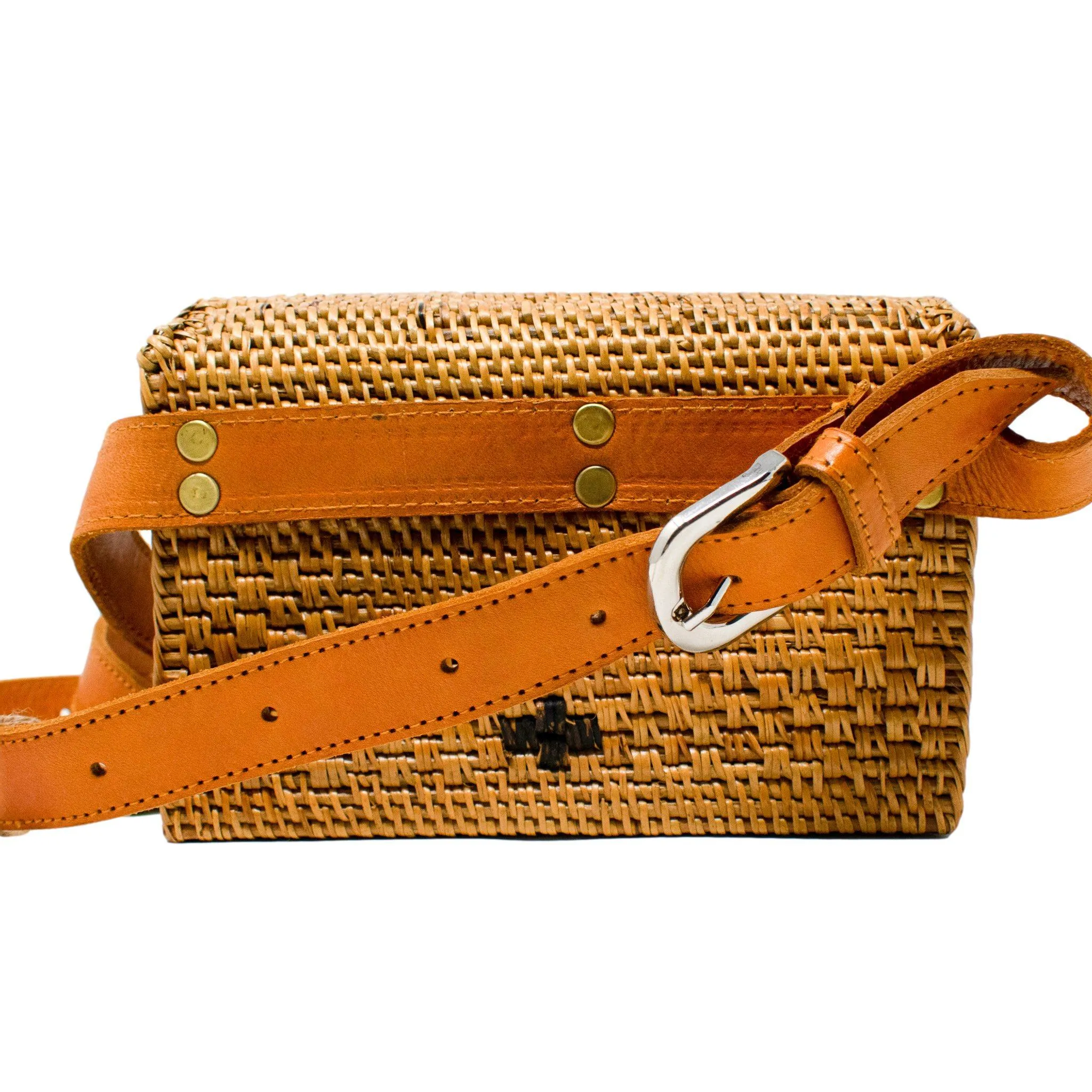Paige Rattan Belt Bag