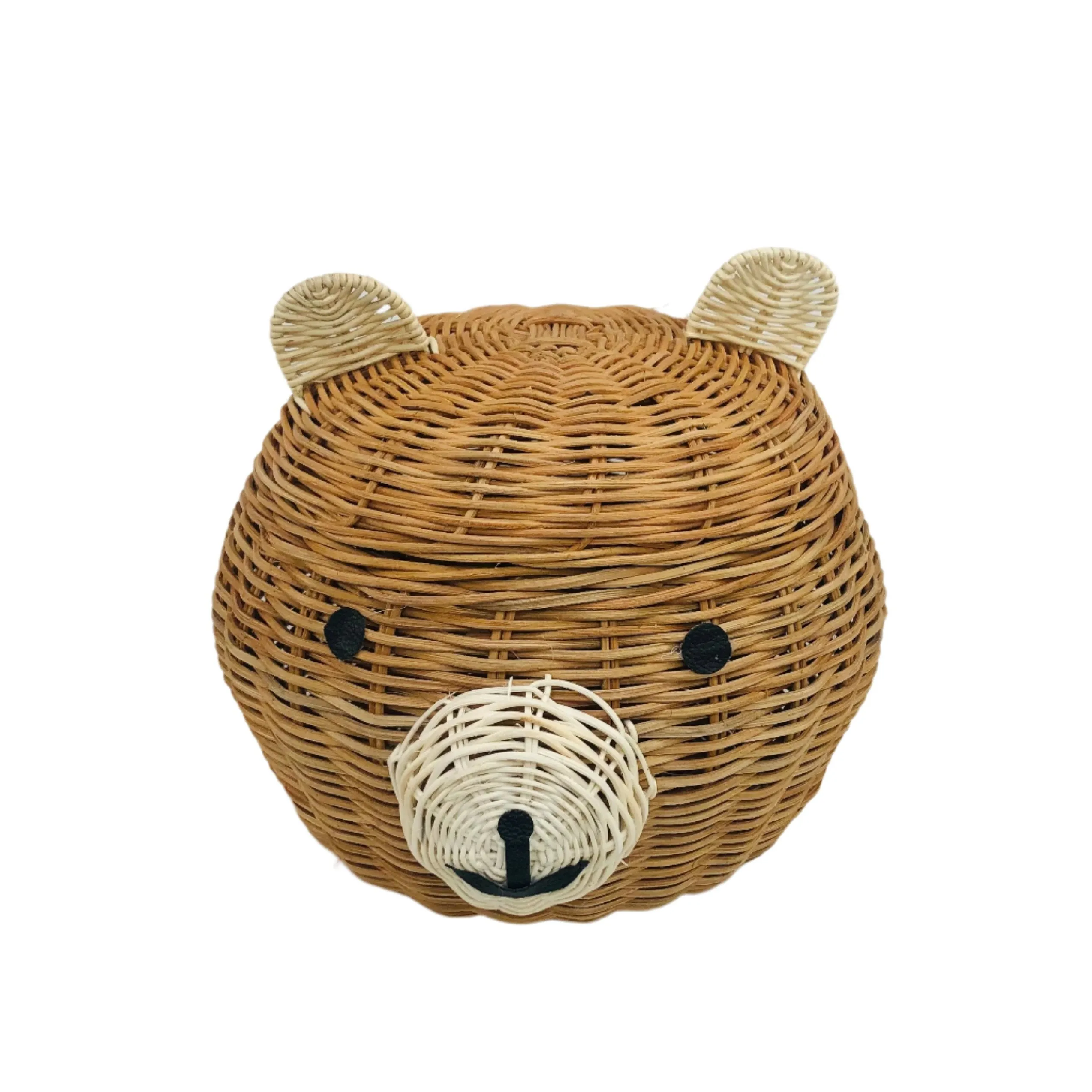 Rattan Bear Storage Basket by EcoFreax