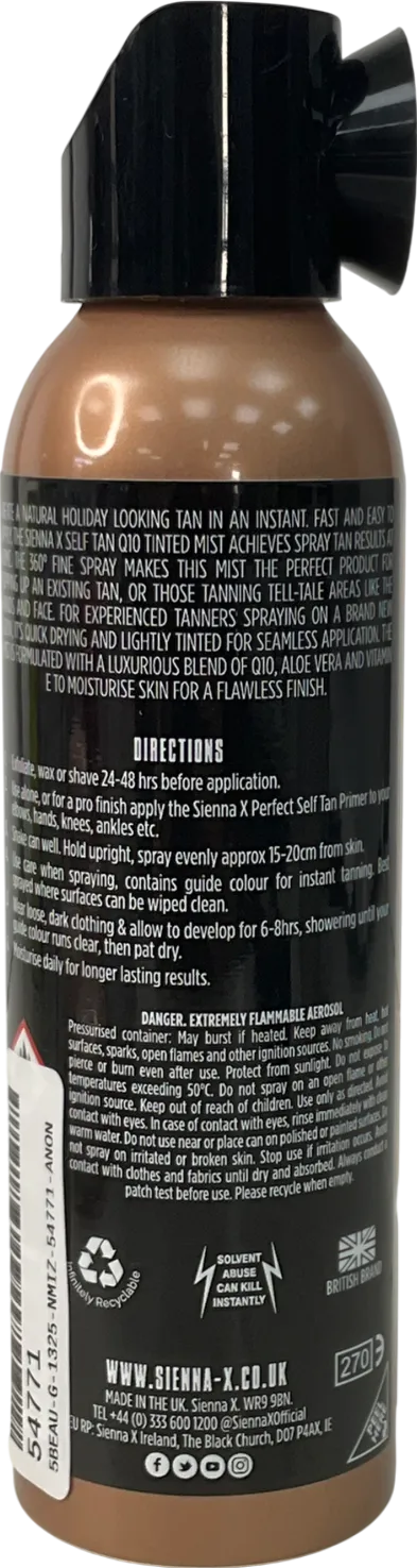 Sienna X Self Tan Mist 200ml
