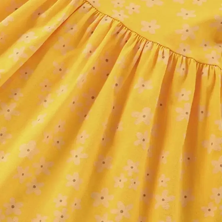 Sunny Bloom Short Sleeves Dress