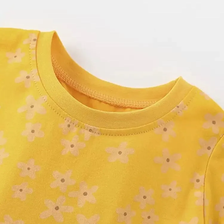 Sunny Bloom Short Sleeves Dress