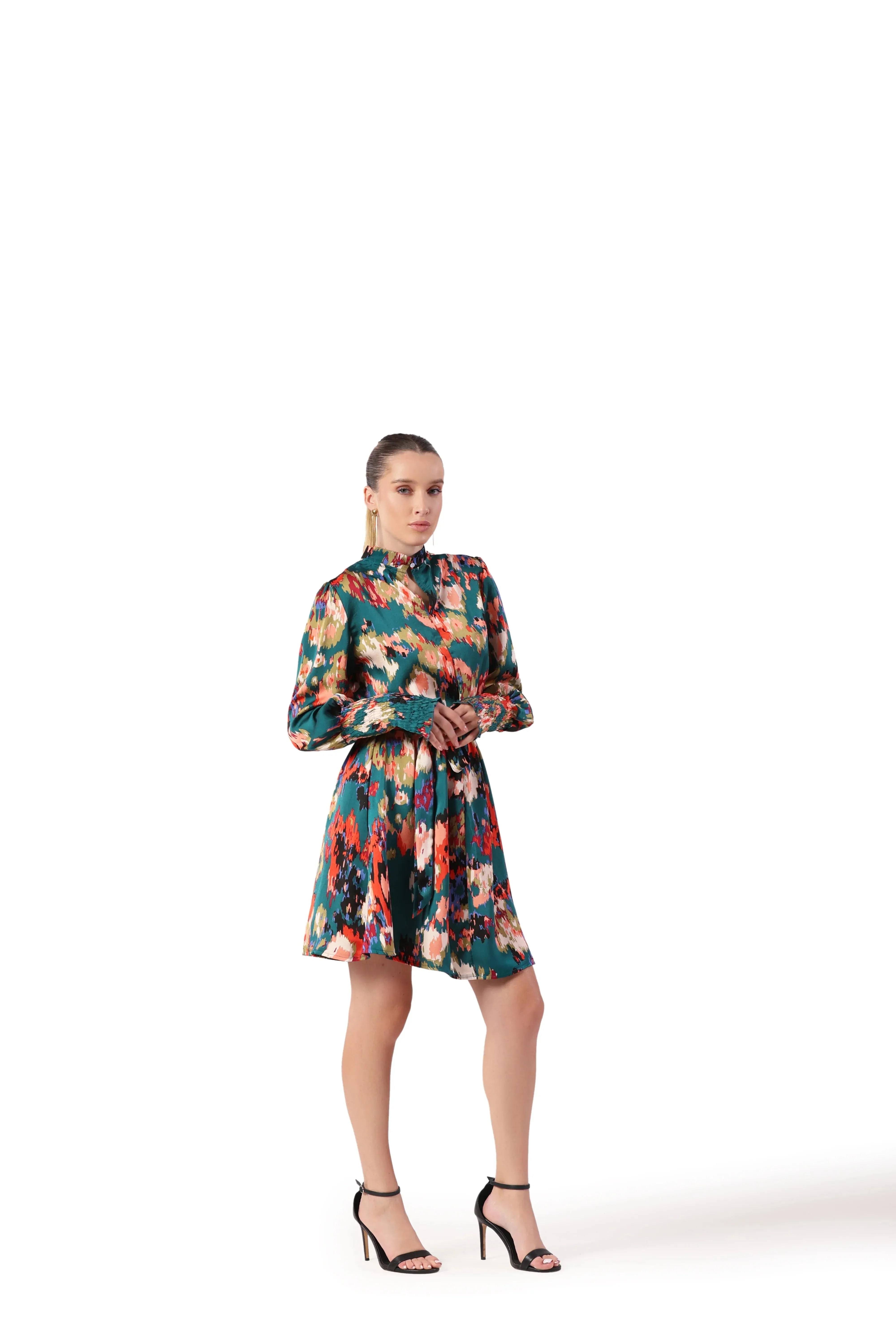 Turquoise Glow, Effortless Flow Dress