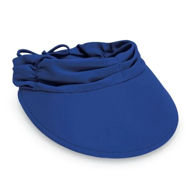 Wallaroo Hats Aqua Visor Women's Hat AQU- Royal Blue